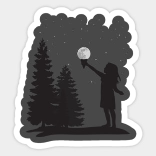 Summer night Sticker